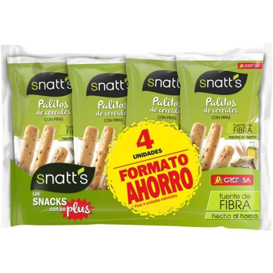 Palitos cereales pipas 4x40g