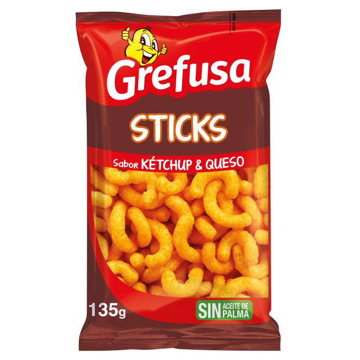 Sticks kétchup y queso - Grefusa - 135g Sticks kétchup y queso - Grefusa - 135g