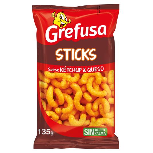 Sticks kétchup y queso - Grefusa - 135g