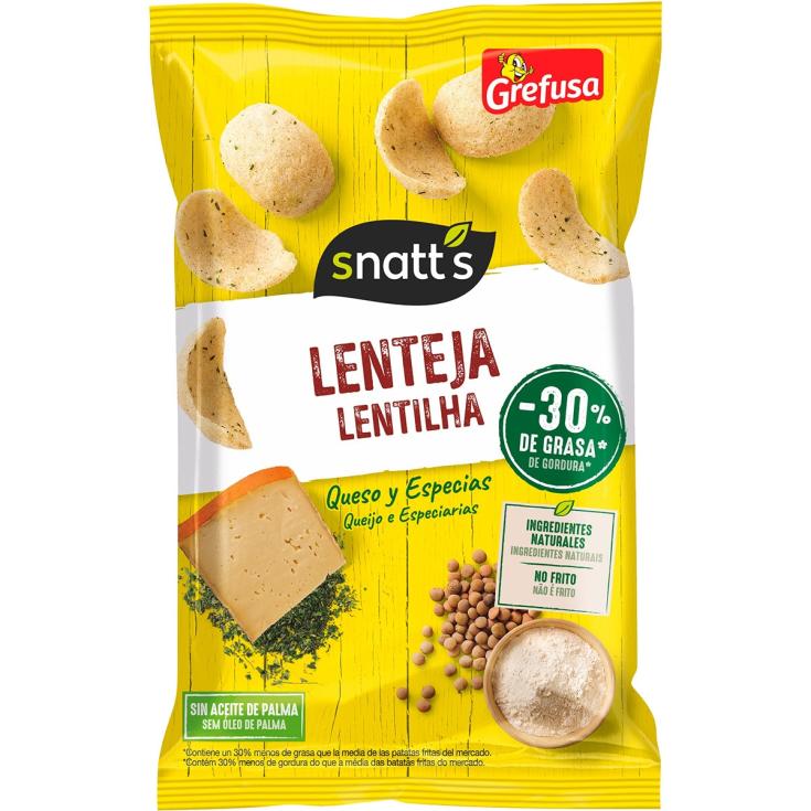 Snack de lenteja con queso - 90g