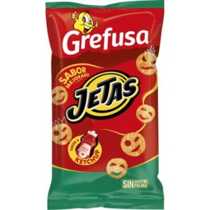 Aperitivo de patatas con ketchup Jetas Grefusa - 70g