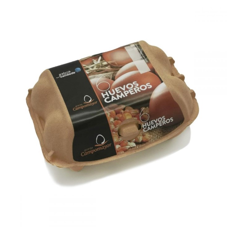 Huevos camperos xl 6 uds