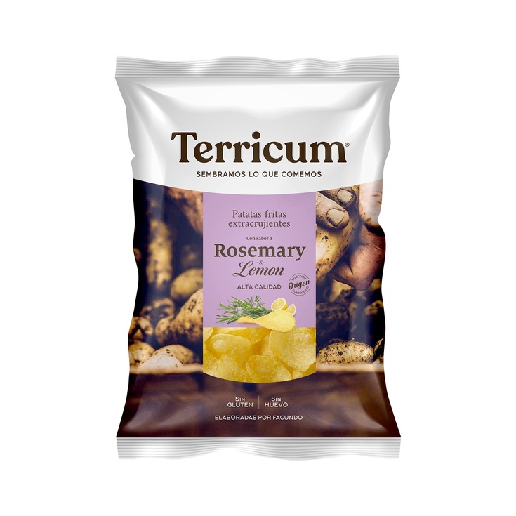 Patatas fritas extracrujientes con sabor Rosemary & lemon 