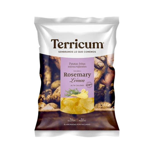 Patatas fritas extracrujientes con sabor Rosemary & lemon 