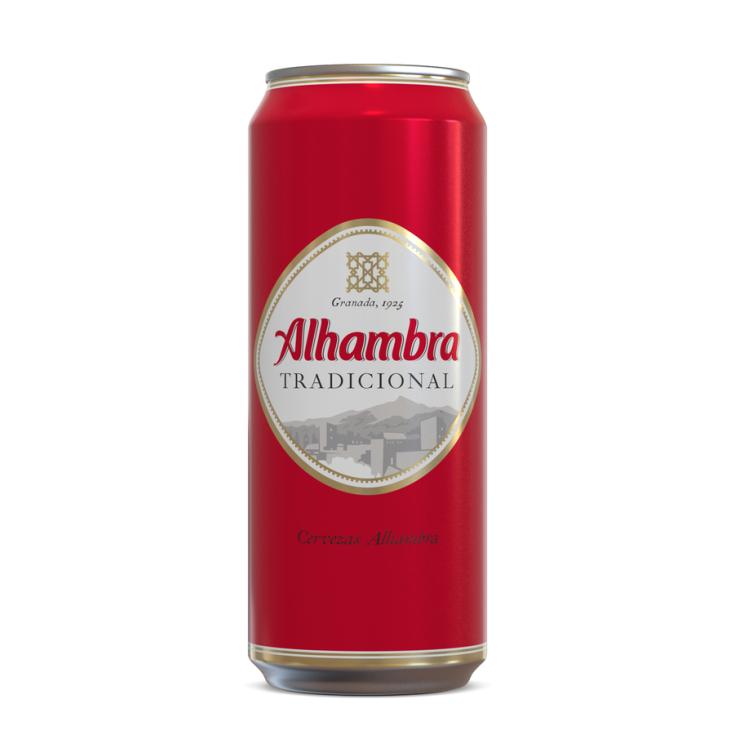 Cerveza rubia tradicional - Alhambra - 50cl