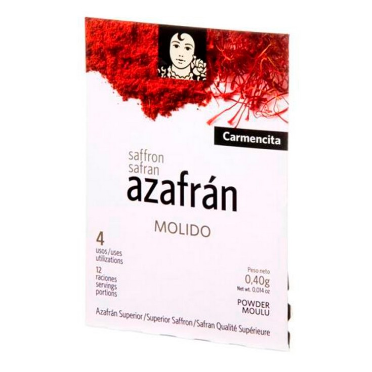 Azafrán Molido Extra - Carmencita - 0,4g