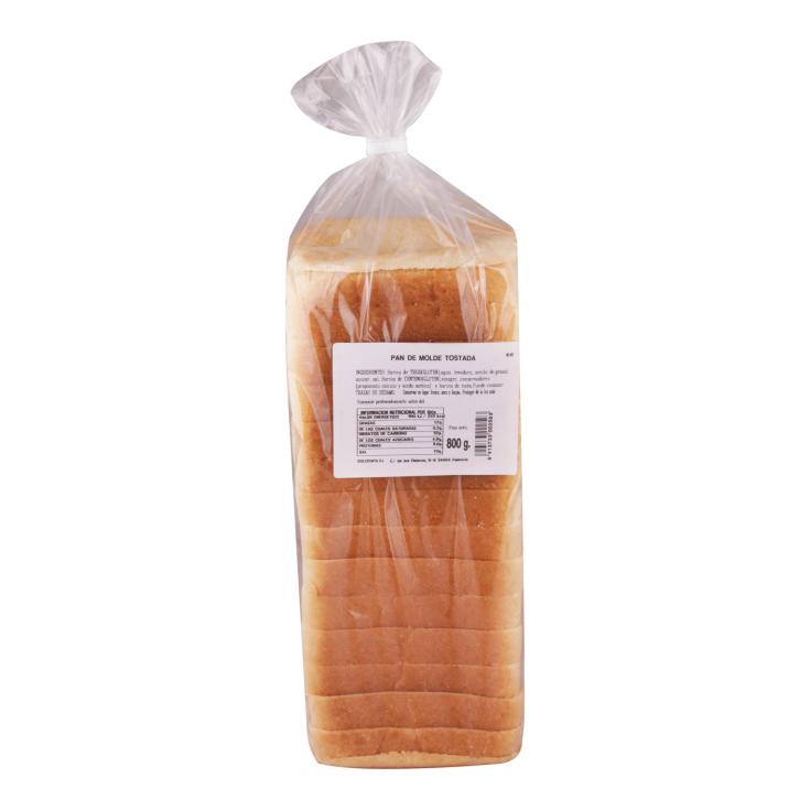 Pan de Molde Rebanada Ancha 800g