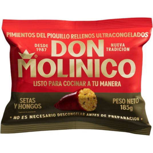 Pimientos rellenos de setas y hongos -185g