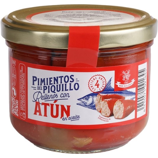 Pimientos del piquillo relleno de atún - 250g