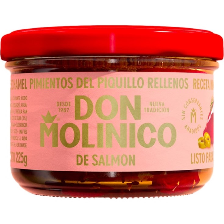 pimientos del piquillo rellenos de salmón - 225g