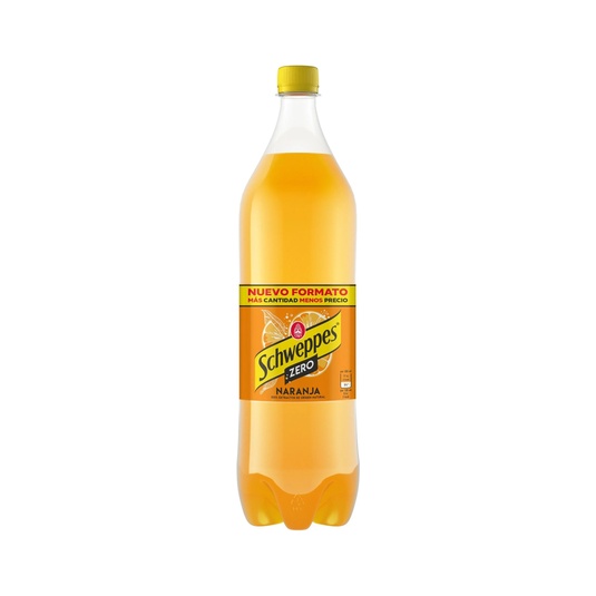 Refresco de naranja con gas zero 1,5L