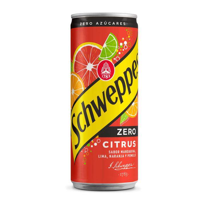 Refresco sabor cítricos Schweppes - 33cl