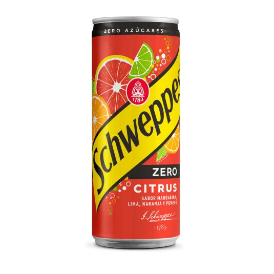 Refresco sabor cítricos Schweppes - 33cl