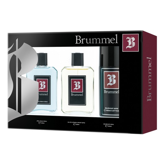 Estuche Clásico Brummel Man EDC 125ml + AS 125ml + DEO150ml