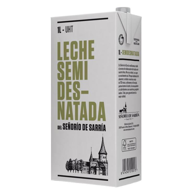 Leche Semidesnatada Señorío de Sarría - 1l