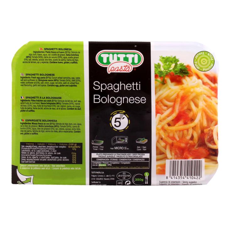 Spaghetti boloñesa 350g