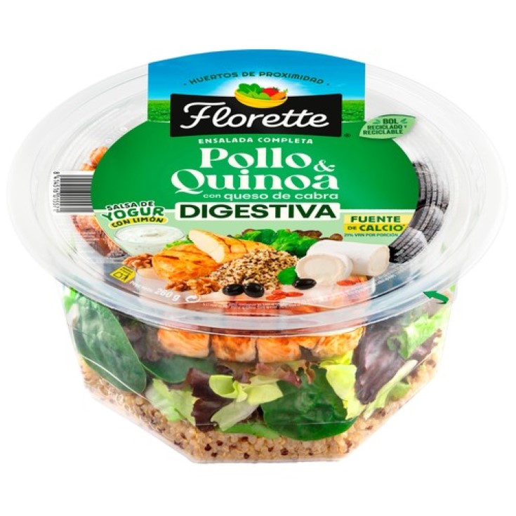 Ensalada digestiva de quinoa y queso de cabra - 260g