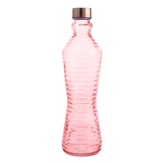 Botella modelo line rosa Quid 1l