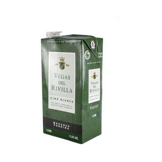 Vino Blanco Vegas Del Rivilla 11,5% Brik 1L