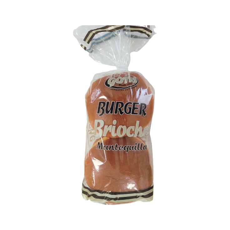 Pan de Hamburguesa Súper Burger Brioche con Mantequilla 330g