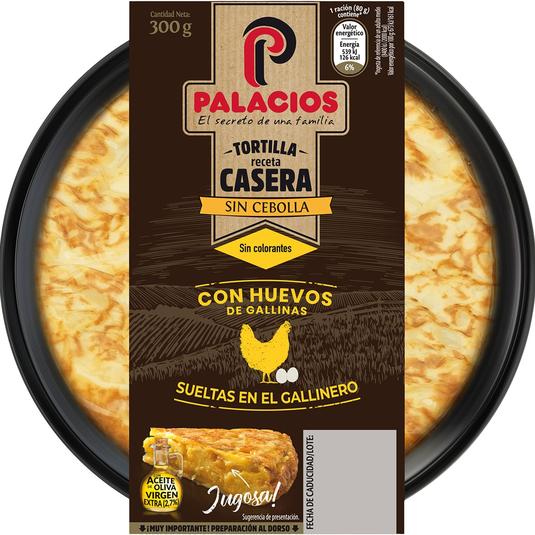 Tortilla de patata casera sin cebolla y AOVE sin gluten