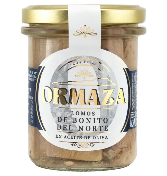 Lomos de bonito del norte en aceite de oliva Ormaza - 260g