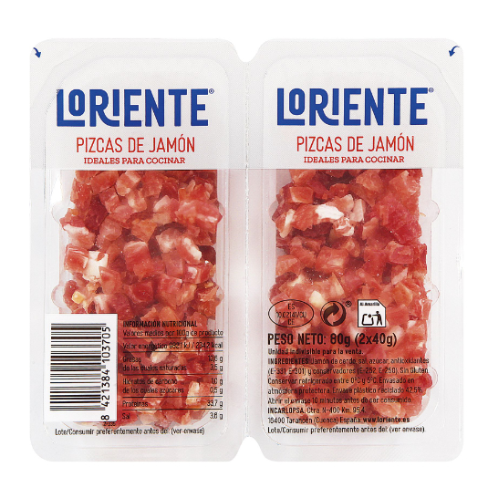 Tacos de jamón Loriente - 80g