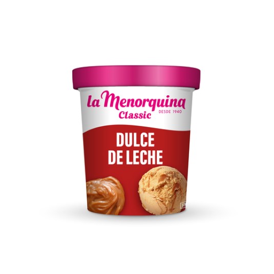 Tarrina de helado de dulce de leche - 300g