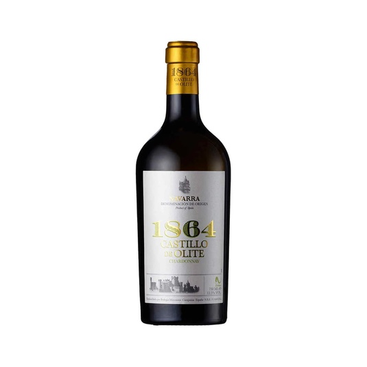 Vino blanco Chardonnay 1864 Castillo de Olite