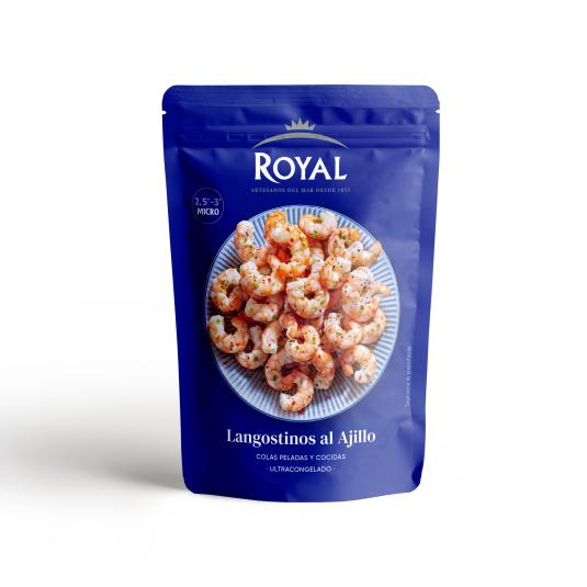 Langostinos al ajillo Royal - 125g