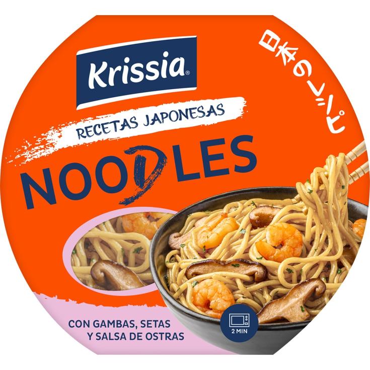 Noodles con gambas, setas y salsa de ostras - 210g