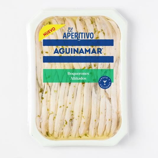 Boquerones en vinagre con aceite y ajo