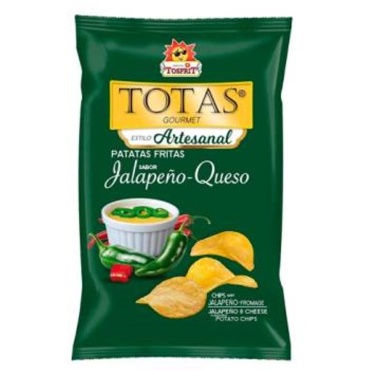 Patatas fritas sabor jalapeños y queso - 130g
