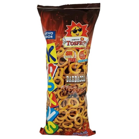 Aros de maíz con sabor barbacoa kaskis - 110g