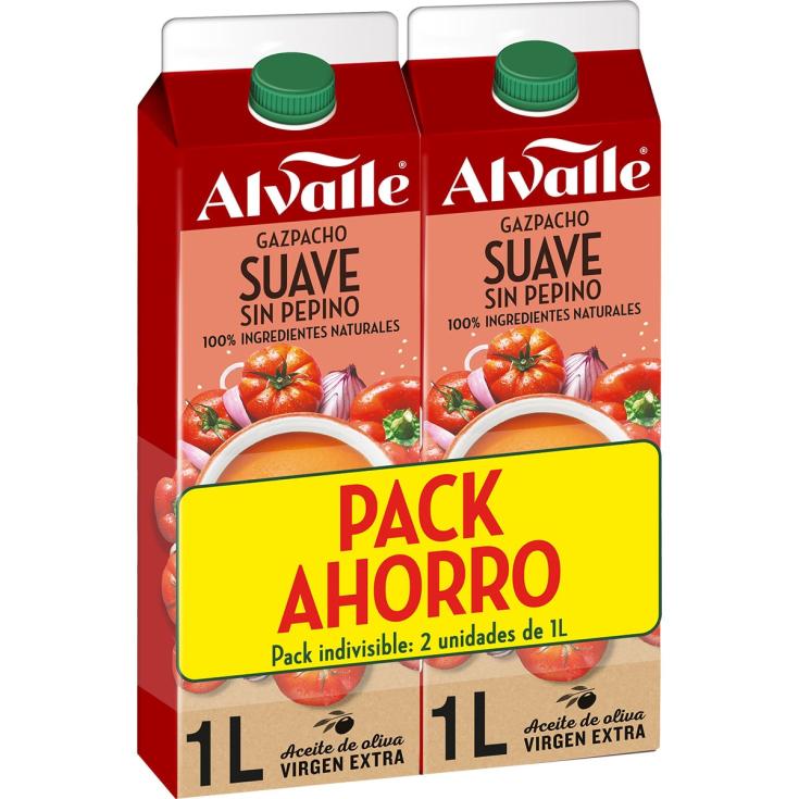 Gazpacho Suave sin pepino 2x1l