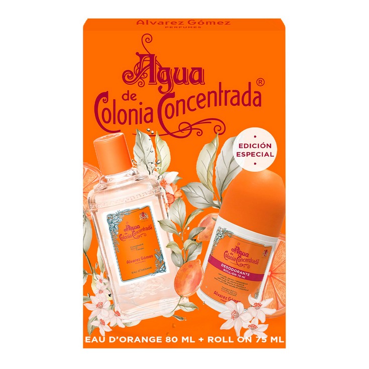 Estuche Duplo Agua Concentrada Alvarez Gómez Orange