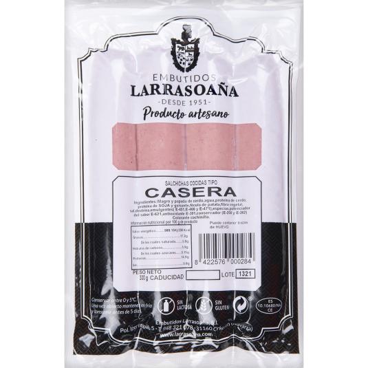 Salchicha cocida casera Larrasoaña - 300g