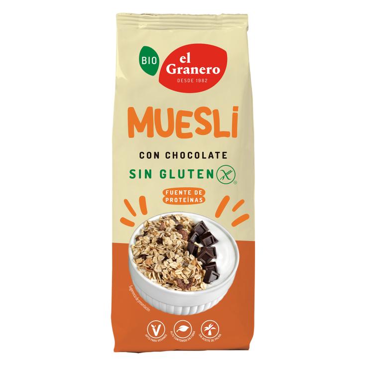 Muesli con chocolate bio - 375g