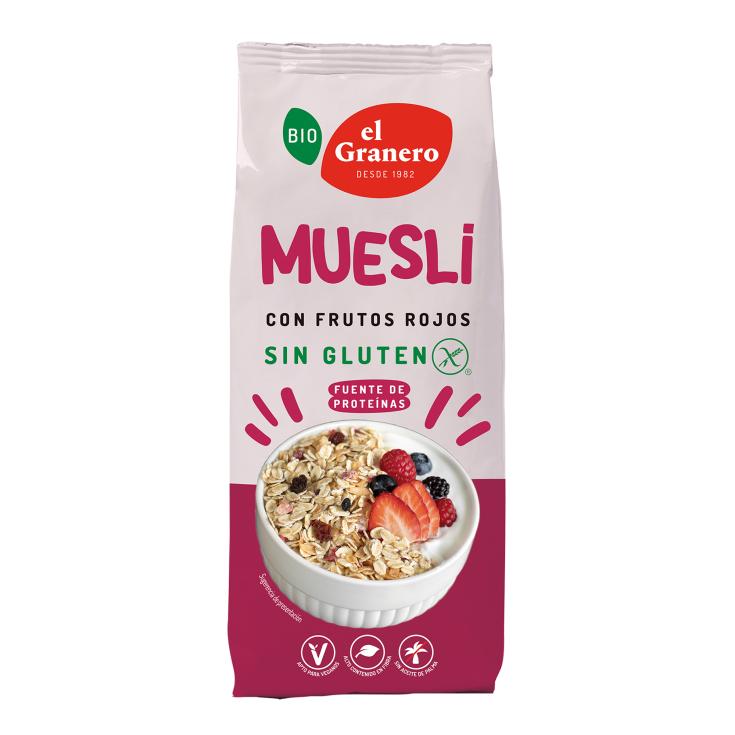 Muesli con frutos rojos bio - 375g