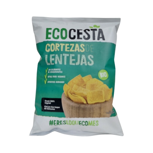 Cortezas de lentejas.Ecocesta.65gr