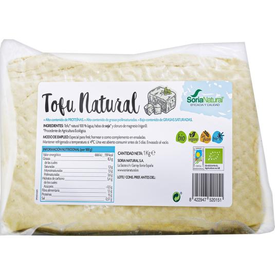 Tofu Natural Soria Natural - 1kg