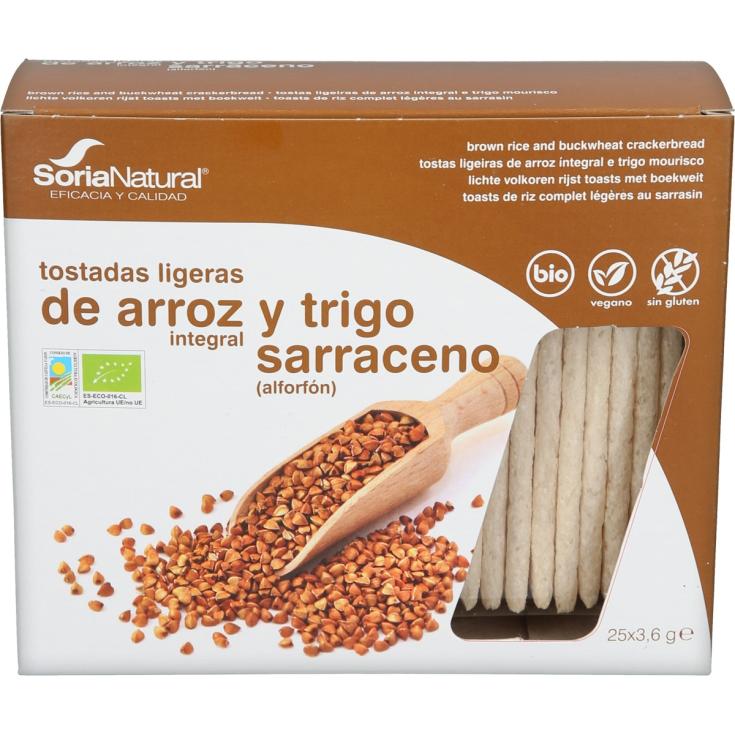 Tostadas Arroz/Trigo Ecológicas S/Gluten 90g