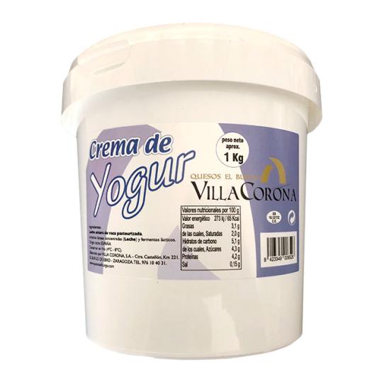 Yogur cremoso natural Villacorona - 1kg