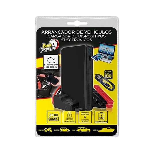 Arrancador/power jump para baterías
