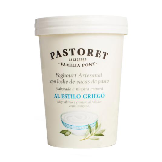 Yogur griego natural azucarado Pastoret - 500g