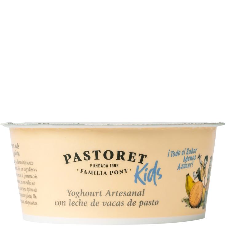 Yogur con plátano y galleta Kids Pastoret - 250g