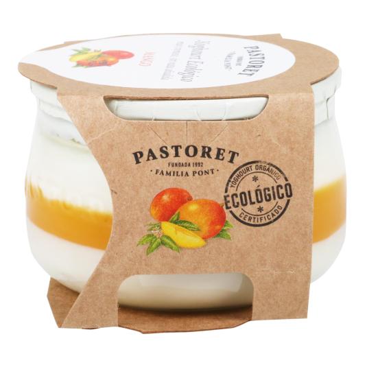 Yogur Natural Azucarado c/Mango Ecológico 135g