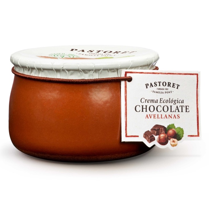 Crema ecológica de chocolate con avellanas Pastoret - 100g