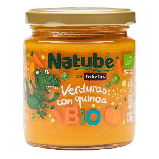 Tarrito ecológico de verduras con quinoa - Natube - 220g