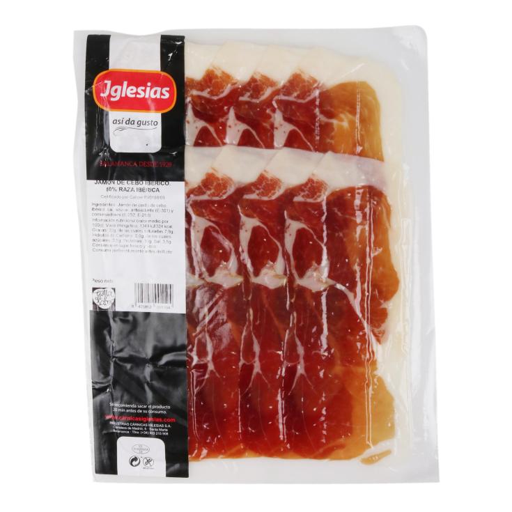 Jamón de Cebo Ibérico 50% Raza Ibérica - Iglesias - 150g Jamón de Cebo Ibérico 50% Raza Ibérica - Iglesias - 150g
